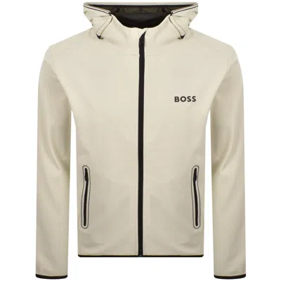 Boss Athleisure Boss Sicon Toc Hoodie Cream In White