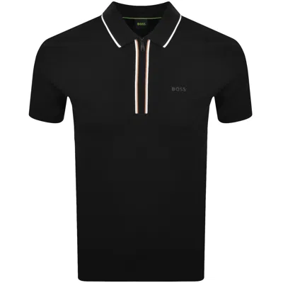 Boss Athleisure Boss Slim Fit Philix Polo T Shirt Black