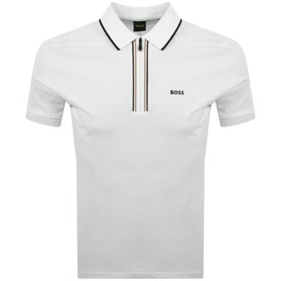 Boss Athleisure Boss Slim Fit Philix Polo T Shirt White