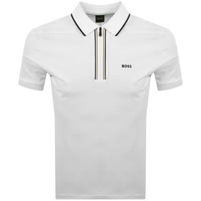 Boss Athleisure Boss Slim Fit Philix Polo T Shirt White