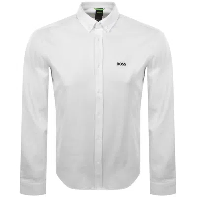 Boss Athleisure Boss St Motion Long Sleeve Shirt White