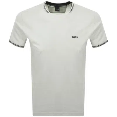 Boss Athleisure Boss Taul T Shirt Light Beige In White