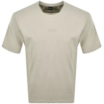 Boss Athleisure Boss Tee 10 T Shirt Light Beige In Neutral