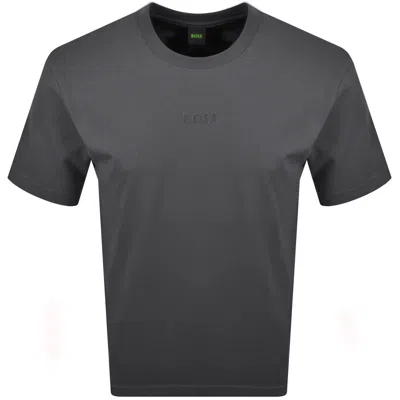 Boss Athleisure Boss Tee 10 T Shirt Open Grey In Gray