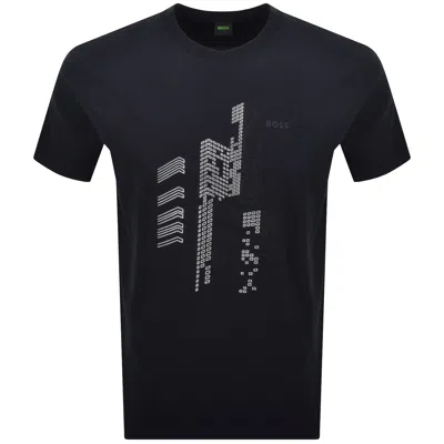 Boss Athleisure Boss Tee Grx Zone T Shirt Navy In Blue