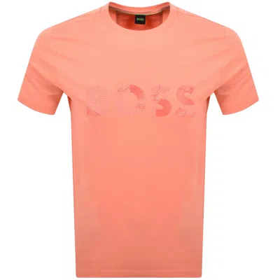 Boss Athleisure Boss Tee Logo Glamping T Shirt Orange