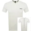 Boss Athleisure Boss Tee Mb Slim Fit T Shirt White In White