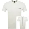 Boss Athleisure Boss Tee Mb Slim Fit T Shirt White In White