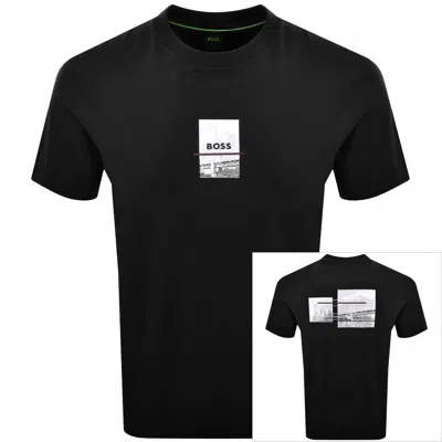 Boss Athleisure Boss Tee Photoprint T Shirt Black