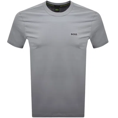 Boss Athleisure Boss Tee T Shirt Grey In Gray