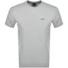 Boss Athleisure Boss Tee T Shirt Grey In Gray