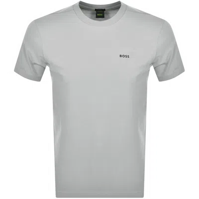 Boss Athleisure Boss Tee T Shirt Grey In Gray