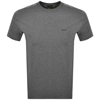 Boss Athleisure Boss Tee T Shirt Grey In Gray
