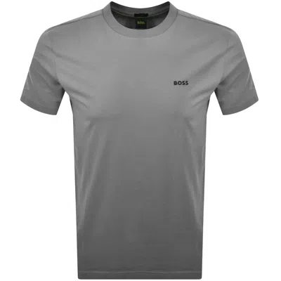 Boss Athleisure Boss Tee T Shirt Grey In Gray
