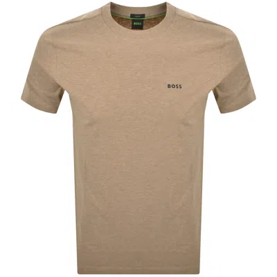 Boss Athleisure Boss Tee T Shirt Medium Beige In Neutral