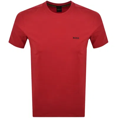 Boss Athleisure Boss Tee T Shirt Open Red