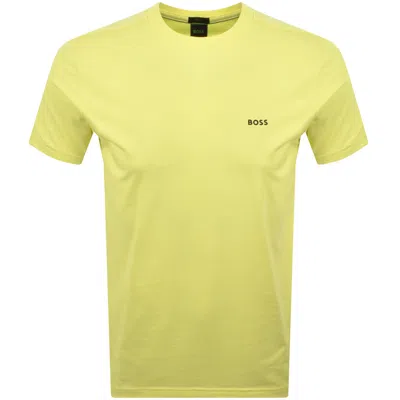 Boss Athleisure Boss Tee T Shirt Open Yellow