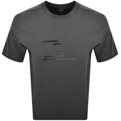Boss Athleisure Boss Tee Tape T Shirt Grey