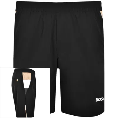 Boss Athleisure Boss Tennis Match Shorts Black