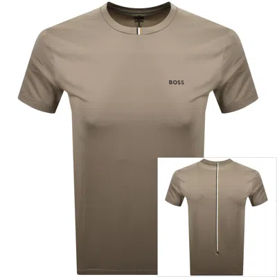 Boss Athleisure Boss Toc Game T Shirt Brown