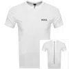 Boss Athleisure Boss Toc Spin Training T Shirt White In White