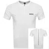 Boss Athleisure Boss Toc Spin Training T Shirt White In Multi