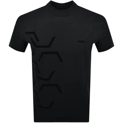 Boss Athleisure Boss Tock Hexaquilt T Shirt Black