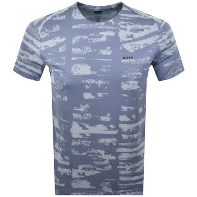 Boss Athleisure Boss Ts Active Repeat T Shirt Blue