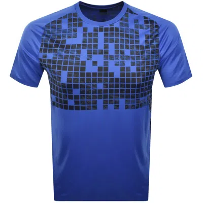 Boss Athleisure Boss Ts Jump Tech T Shirt Blue