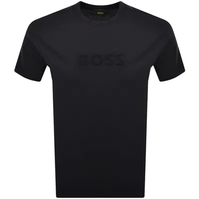 Boss Athleisure Boss Ts Terrace T Shirt Navy In Black