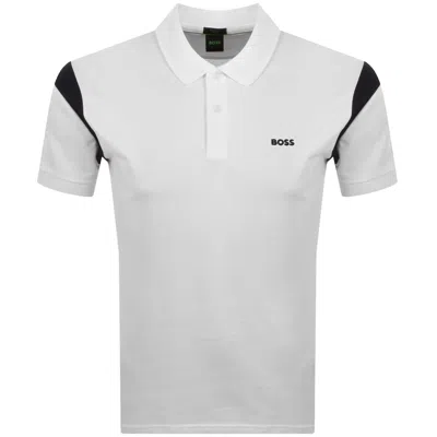 Boss Athleisure Boss Union Paddy Polo T Shirt White