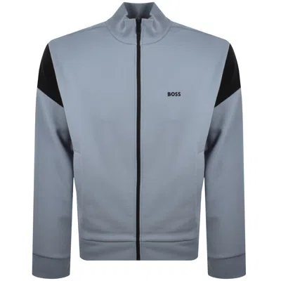 Boss Athleisure Boss Union Skaz Full Zip Sweatshirt Blue