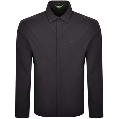 Boss Athleisure Boss Urban Over Shirt Navy In Blue