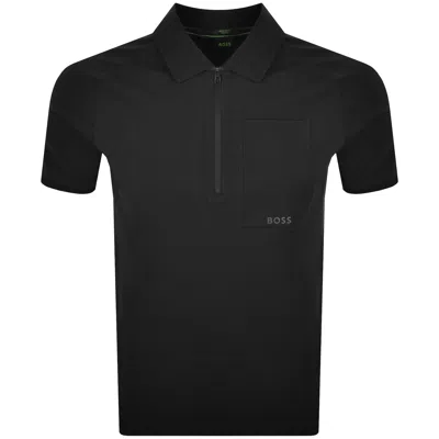 Boss Athleisure Boss Urban Tech Polo T Shirt Black