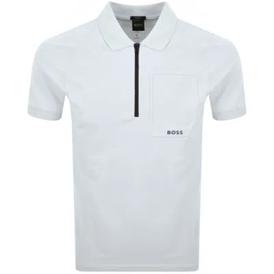 Boss Athleisure Boss Urban Tech Polo T Shirt Grey In Gray