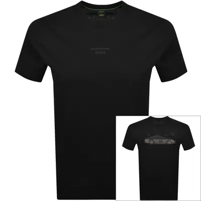 Boss Athleisure Boss X Porsche Spirit70 Car T Shirt Black
