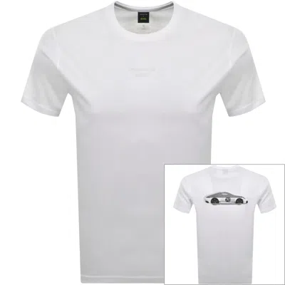 Boss Athleisure Boss X Porsche Spirit70 Car T Shirt White