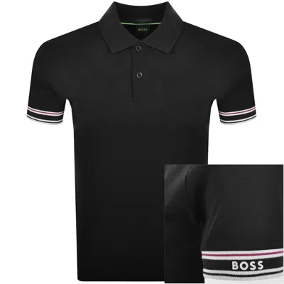 Boss Athleisure Boss Zone Polo T Shirt Black