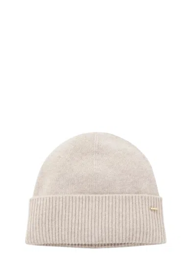 Boss Black 100% Wool Women's Hat In Beige
