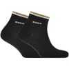 Hugo Boss Boss 2 Pack Socks Black In Black