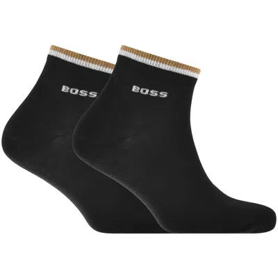 Hugo Boss Boss 2 Pack Socks Black