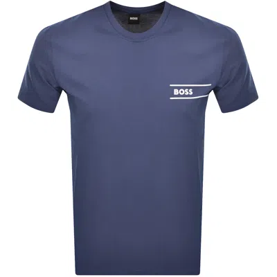 Boss Business Boss 24 Logo T Shirt Navy In Blue