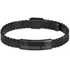 Hugo Boss Boss Alen Ip Bracelet Black In Black