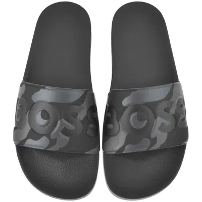 Hugo Boss Boss Aryeh Sliders Grey