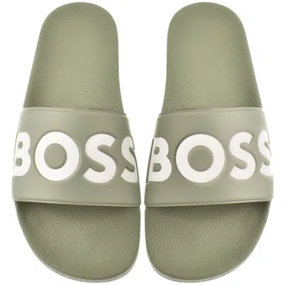 Hugo Boss Boss Aryeh Sliders Medium Green