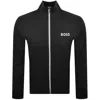 Hugo Boss Boss Lounge Authentic Full Zip Track Top Grey In Black