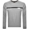 Hugo Boss Boss Authentic Sweatshirt Grey In Grey