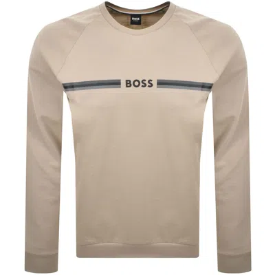 Hugo Boss Boss Authentic Sweatshirt Light Beige