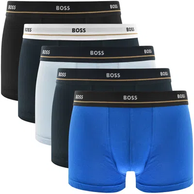 Boss Business Boss Bodywear 5 Pack Trunks In Multi
