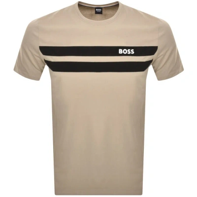 Boss Business Boss Bodywear Balance T Shirt Beige